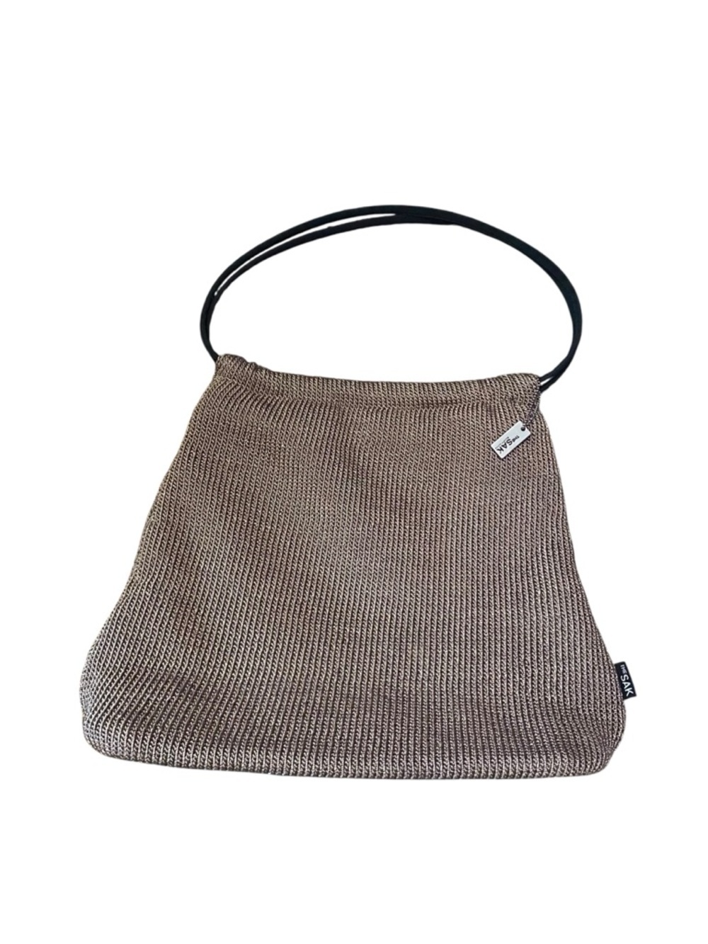 The Sak Tan Knit Small Hobo Boho Shoulder Bag